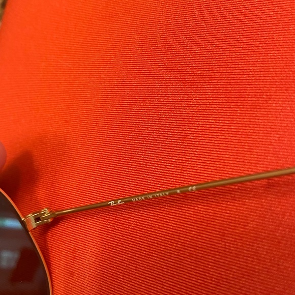 AUTHENTIC 58MM RAY BAN AVIATOR - Picture 6 of 8